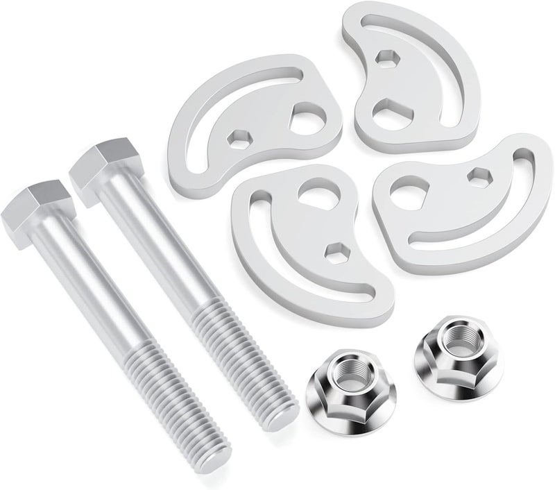 dynofit Store Camber Bolts Kit for Chevy Silverado GMC Sierra 1500 2500, Upper Control Arm Cam Bolts for Yukon Express 1500 2500 Hummer H2 H3, Alignment Camber Caster Adjusting Bolt ±1.5 Degree, 2PCS - Image 1